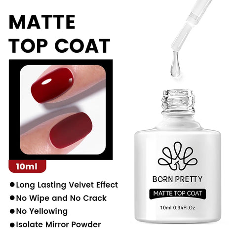 BORN PRETTY 10ml Clear Blooms Gel Polish for Marble Nail Art