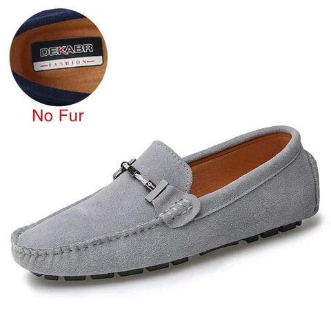 DEKABR Handgemaakte Heren Loafers Luxe Echt Lederen Casual Schoenen