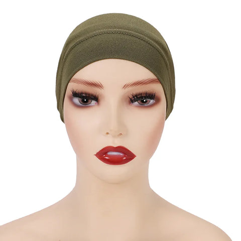 Soft Cotton Under Scarf Cap for Women - Ready-to-Wear Hijab Bonnet