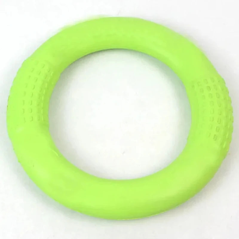 Interactive Orange Dog Flying Disk - EVA Training Ring Puller for Dogs