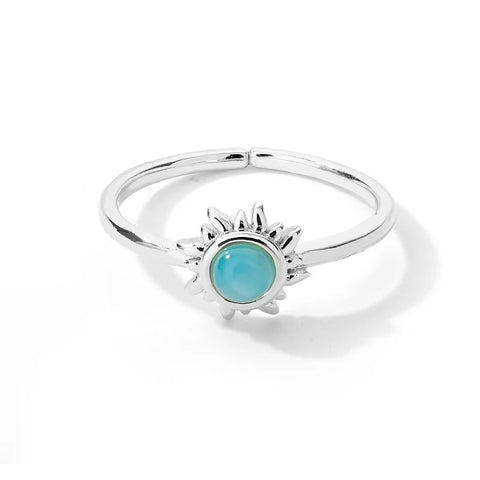 Zircon Moon Star Rings for Women - Stainless Steel Adjustable Aesthetic Jewelry