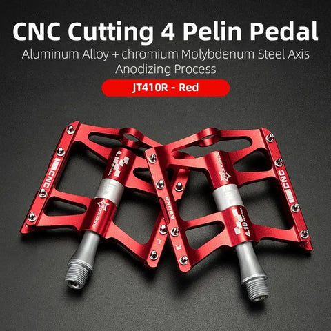 ROCKBROS Ultralight Aluminium Alloy Mountain Bike Pedals with 4 Bearings