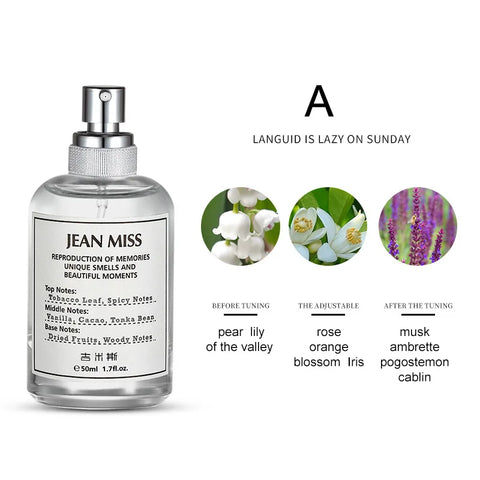 Popular Lazy Weekend Perfume - Natural Fresh Citrus Charm Eau De Parfum Unisex