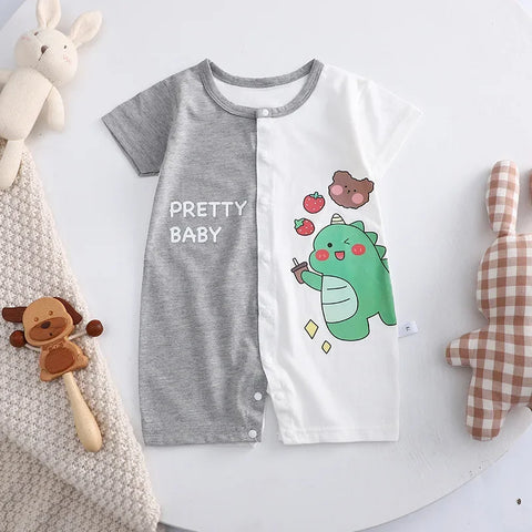 Cotton Summer Romper for Newborns