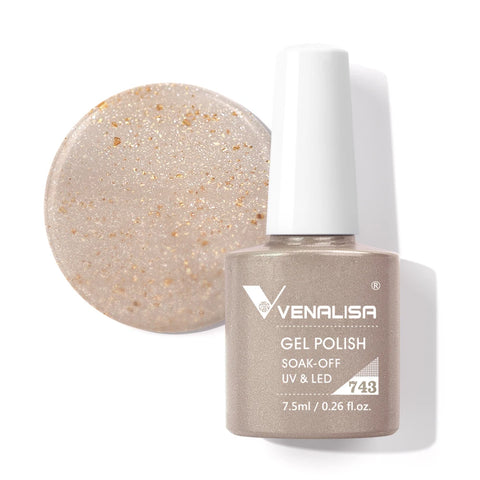 Venalisa HEMA GRATIS Nagelgellak Glitter - French Nail Jelly Pink Nude Collectie