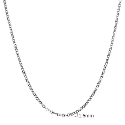 Figaro Chain Necklace - Stainless Steel Gold Color Choker for Women & Girls in Multiple Lengths