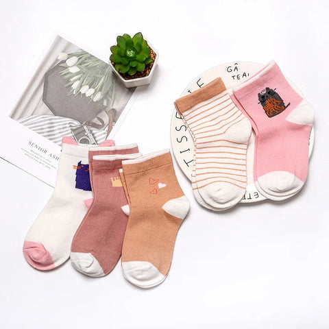 Children's Thick Terry Dinosaur Space Socks