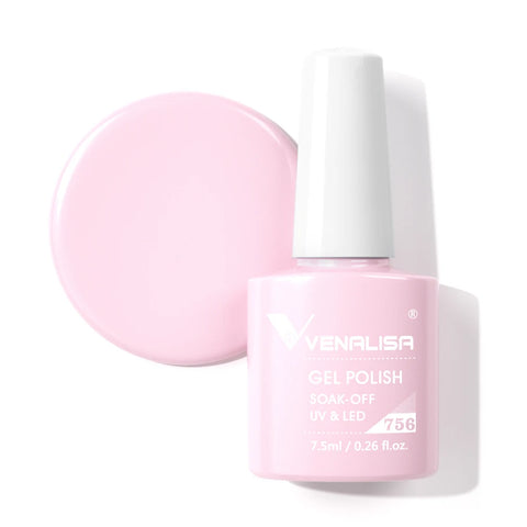 Venalisa HEMA GRATIS Nagelgellak Glitter - French Nail Jelly Pink Nude Collectie