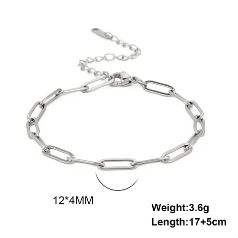 Skyrim Stainless Steel Gold Color Bracelet - Trendy Minimalist Jewelry for Women