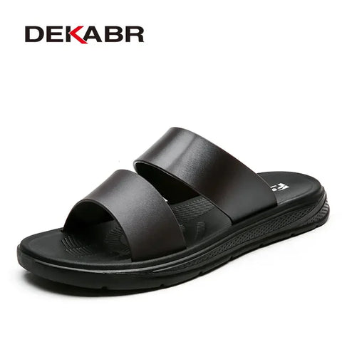 DEKABR Leichte Hausschuhe für Herren – modische Flip-Flops 