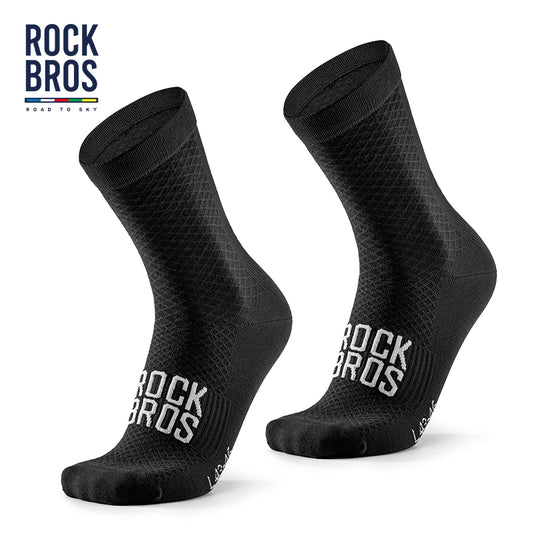 ROCKBROS ROAD TO SKY Sport Socks - Breathable MTB & Road Cycling Socks with High Elastic Shock Absorption