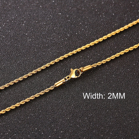 Stylish Punk Cuban Necklaces for Men and Women - Stainless Steel Miami Curb Collar in Silver, Black, and Gold