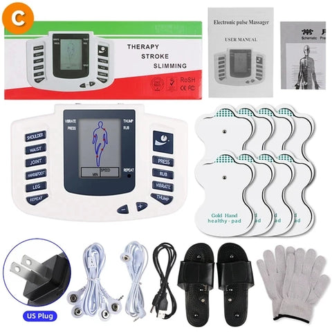 Full Body TENS Muscle Electro Stimulator | EMS Acupuncture Therapy Massage Apparatus