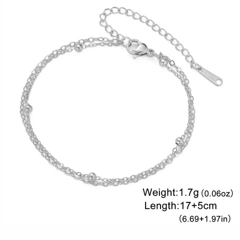 Skyrim Stainless Steel Gold Color Bracelet - Trendy Minimalist Jewelry for Women