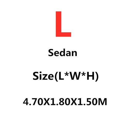 Universele autohoezen voor sedans en SUV's - Maten S/M/L/XL/XXL