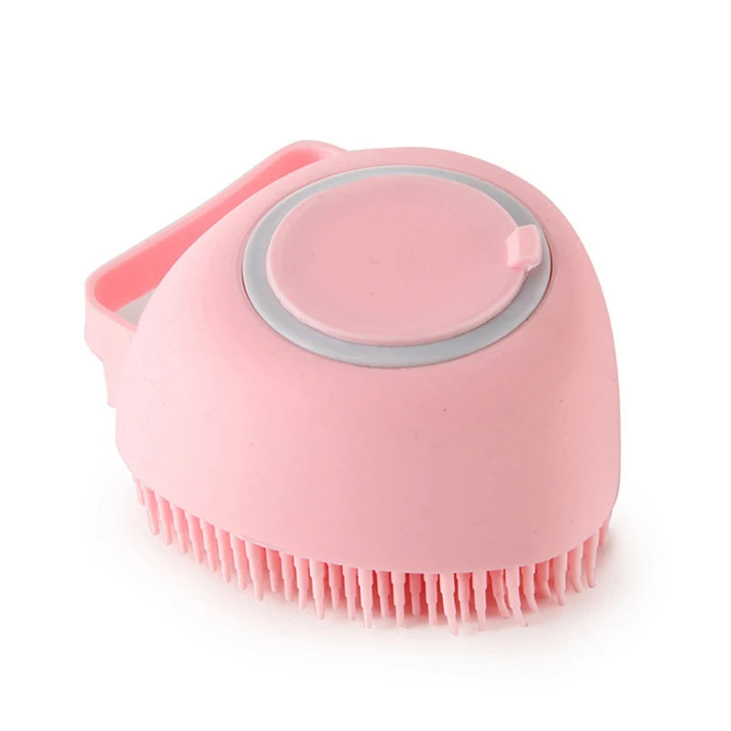 Non-Toxic Silicone Pet Bath Brush for Cats & Dogs