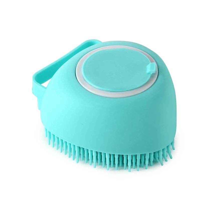 Non-Toxic Silicone Pet Bath Brush for Cats & Dogs