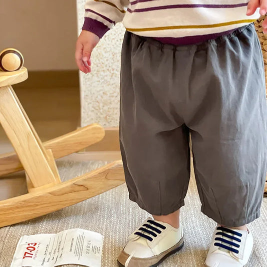 Solid Boy Kids Fashion Trousers