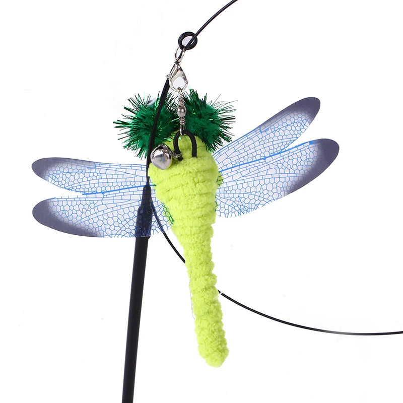 Interactive Cat Toy: Simulation Bird with Bell and Sucker Base