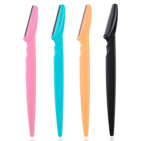 Portable Eyebrow Trimmer - 3/4/10Pcs Safety Blade Shaver for Women