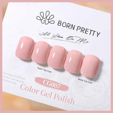 BORN PRETTY 10ml Jelly Nude Glitter Nail Gel Polish