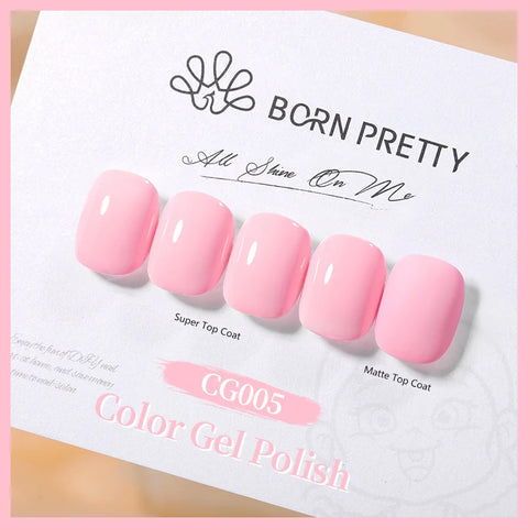 BORN PRETTY 10ml Jelly Nude Glitter Nail Gel Polish
