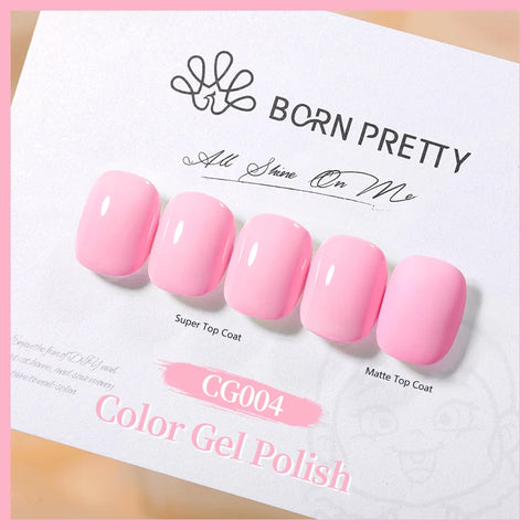 BORN PRETTY 10ml Jelly Nude Glitter Nail Gel Polish
