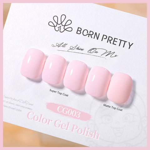 BORN PRETTY 10ml Jelly Nude Glitter Nail Gel Polish