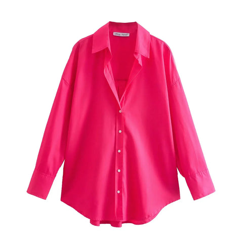 MUJER Women Multicolour Button Up Shirt