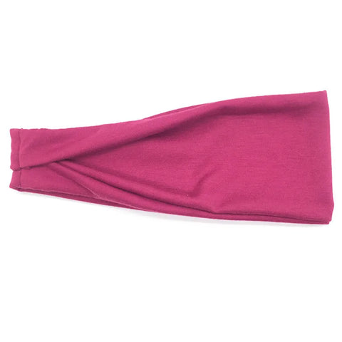 Women Cotton Head Band Fashion Hair Bands - Solid Turban Twist Knitted Headwrap Accessories