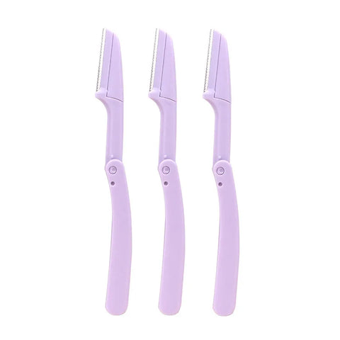 Karsyngirl 3pcs Fold Eyebrow Trimmer Kit – Makeup Tools for Effortless Grooming