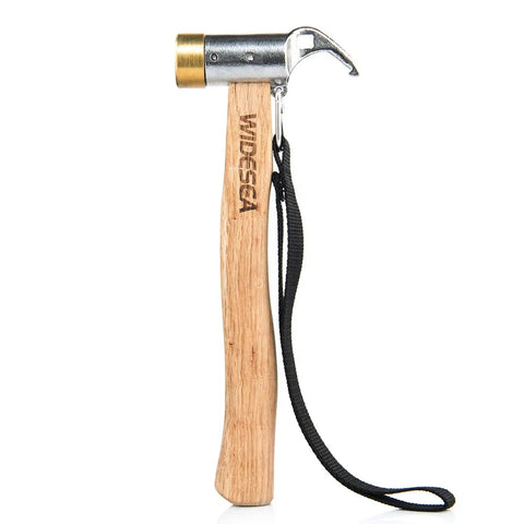 Widesea Camping Hammer - Stainless Steel Copper Outdoor Tent Peg Stake Mallet with Stake Puller