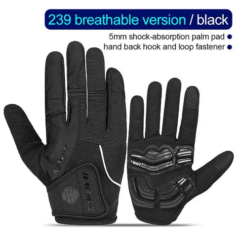 INBIKE Full Finger Fiets Handschoenen - Touchscreen MTB Handschoenen voor Heren &amp; Dames