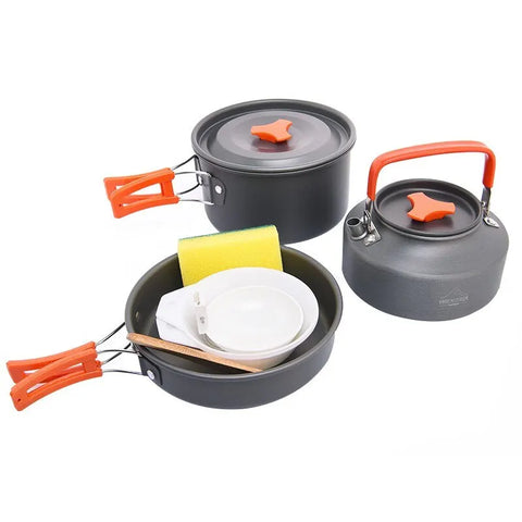 Widesea Camping Tableware Outdoor Cookware Set - Essential Gear for Hiking, Picnics, and Travel