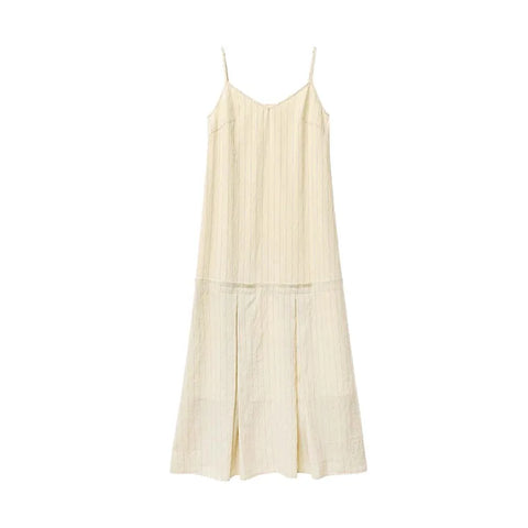 CHIC VEN Women Dress Sets - Stripe Shirt & Loose Casual Dress