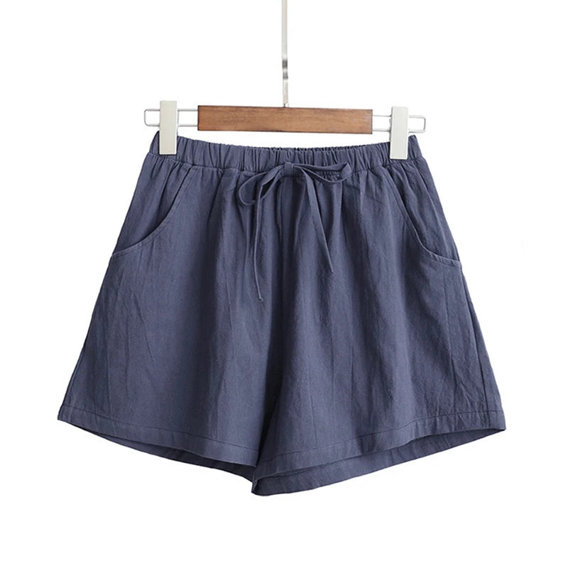 ITOOLIN Women's Casual Linen Workout Shorts