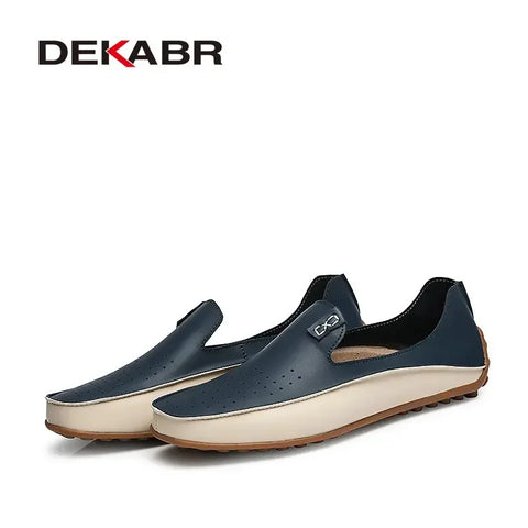 DEKABR Heren Casual Loafers van Echt Leer