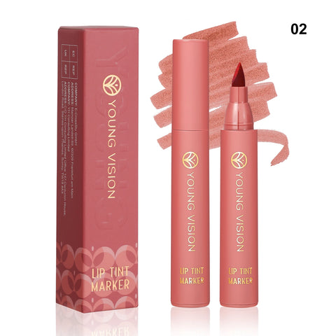 Matte Water Lip Tint Pen - 6 Vibrant Colors