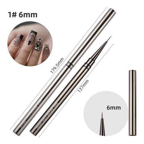 BORN PRETTY Nail Liner Brush Set for Artistic Nail Designs