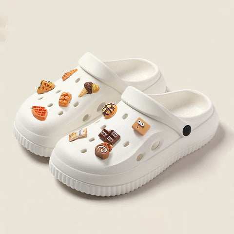 QYCKABY Minimalistische klompen sandalen voor mannen en vrouwen