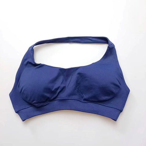 NCLAGEN Impact Sports Bra for Women - High Support Halter Top for Gym and Yoga