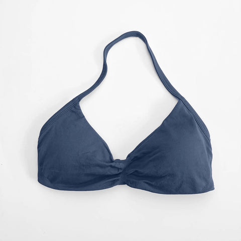 NCLAGEN Strappy Bra Gym Top for Women – High Support Seamless Halter Sports Bra with Pads