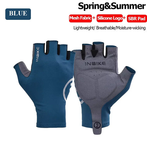INBIKE 2024 Gel Padded Fietshandschoenen voor Heren - Herfst Winter Full Finger Touchscreen MTB Accessoires