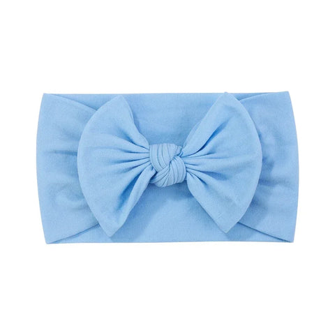 1 stuk pasgeboren babyhoofdband voor meisjes - zachte nylon tulbandstrikken haaraccessoires
