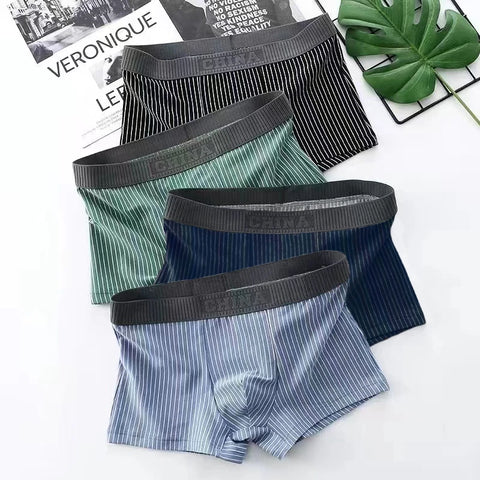4-delige katoenen boxershorts voor heren