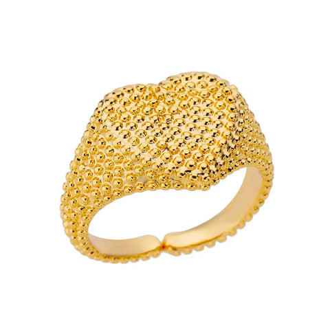 Classic Twist Chain Open Rings for Women - Zircon Stainless Steel Geometric Couple Ring
