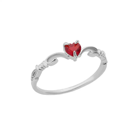 Pink Zircon Heart Rings for Women - Adjustable Gold Plated Stainless Steel Ring - 2025 Trend Wedding Aesthetic Jewelry Gift