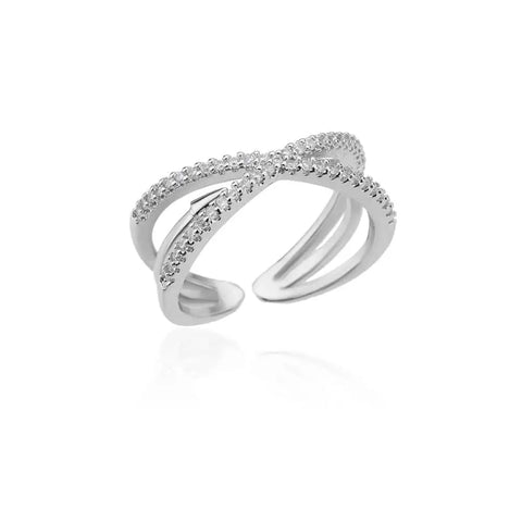 Stainless Steel Round Rings for Women - Geometric Gold Color Crystal Ring - Aesthetic Wedding Party Jewelry Gift