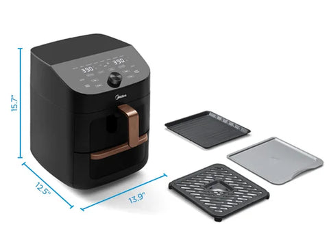 Midea Hot Air Fryer with Smart WiFi Sync