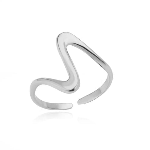 Stainless Steel Round Rings for Women - Geometric Gold Color Crystal Ring - Aesthetic Wedding Party Jewelry Gift